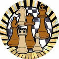 Sunburst Hologram Mylar Insert - 2" Chess